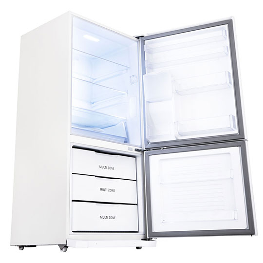یخچال و فریزر بالا و پایین اسنوا راشین مدل SBDI-L300-LW