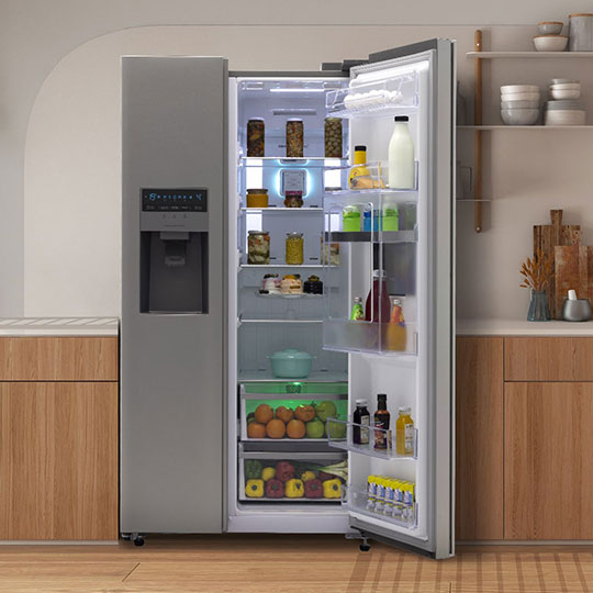 یخچال و فریزر ساید بای ساید آدینا اسنوا مدل S2DI-S110-S