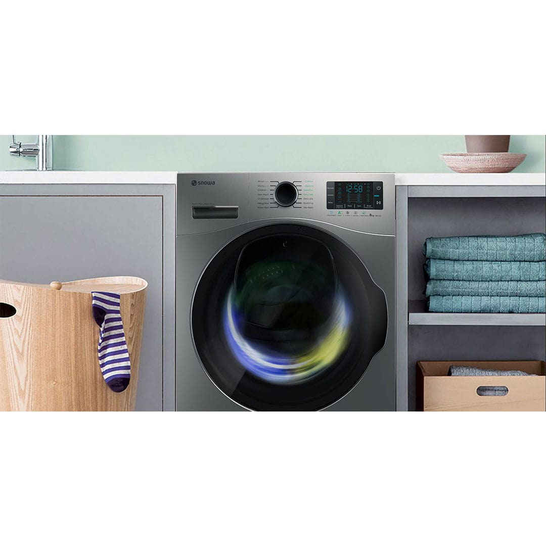 ماشین لباسشویی اسنوا 8 کیلویی واش این واش SWM-84607