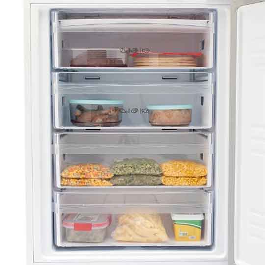 یخچال و فریزر بالا و پایین اپتیما اسنوا مدل SBDi-M200-SW