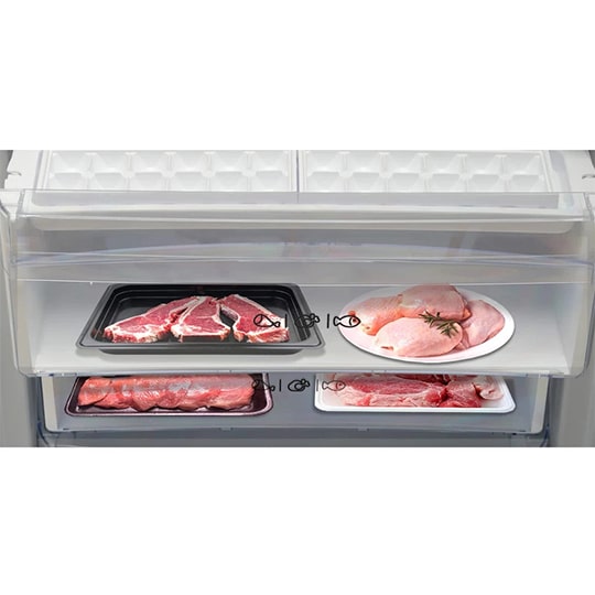 یخچال و فریزر بالا و پایین اپتیما اسنوا مدل SBDi-M200-SW