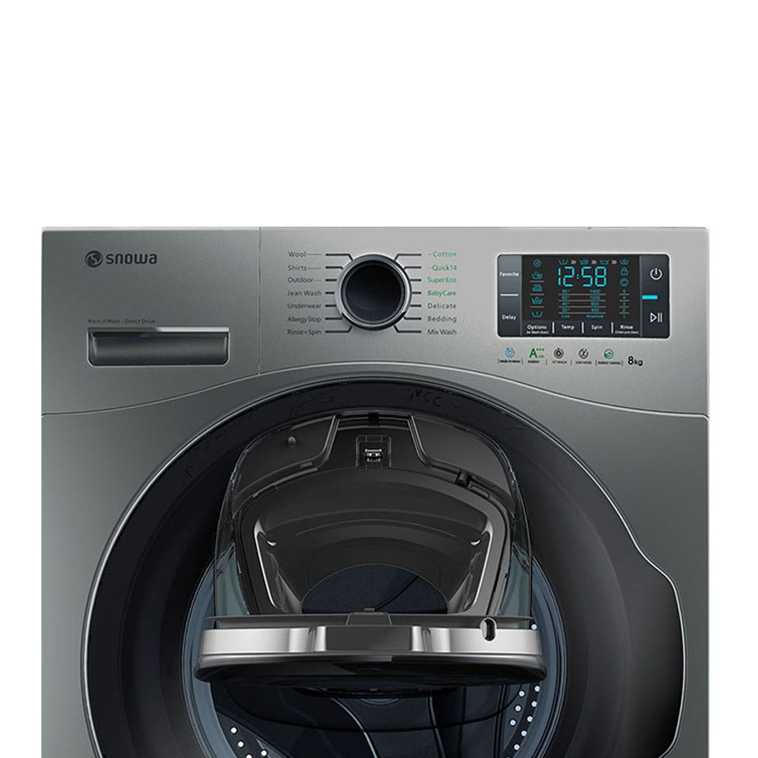 ماشین لباسشویی اسنوا 8 کیلویی واش این واش SWM-84608