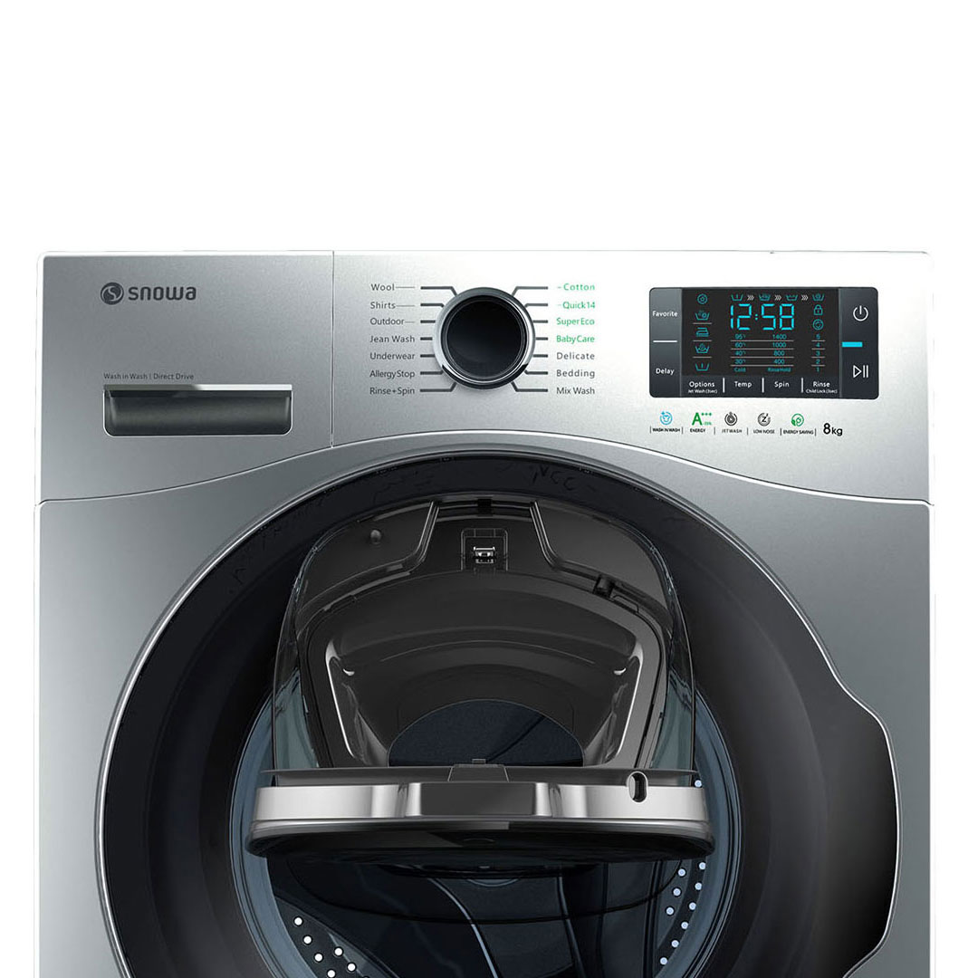 ماشین لباسشویی اسنوا 8 کیلویی واش این واش SWM-84607