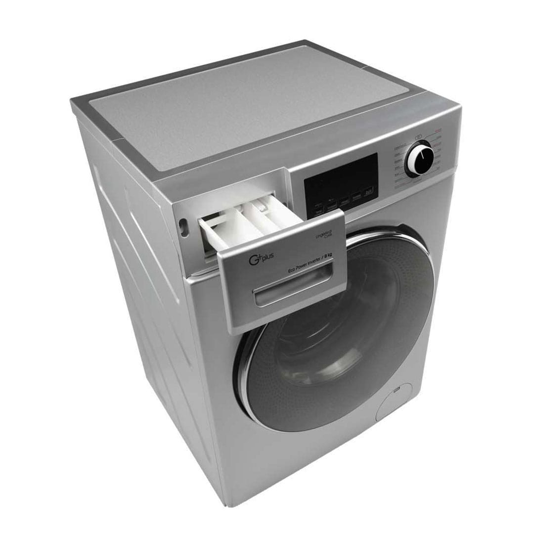 ماشین لباسشویی 8 کیلویی جی‌ پلاس مدل GWM-K844S 