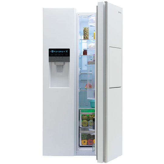یخچال و فریزر ساید بای ساید آدینا اسنوا مدل S2Di-S110-W
