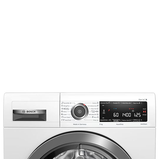 ماشین لباسشویی بوش 9 کیلویی مدل WAV28M80ME