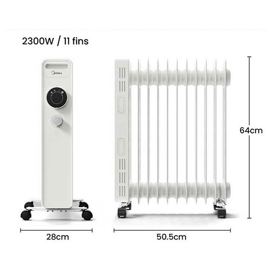 رادیاتور برقی مایدیا مدل NY2311-20M