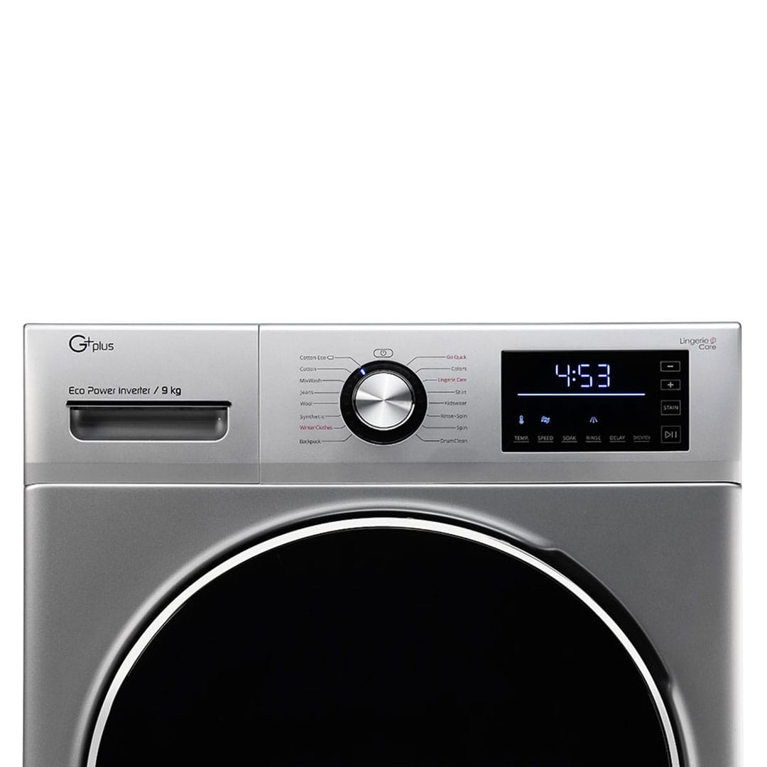 ماشین لباسشویی 9 کیلویی جی پلاس مدل GWM-J9470S