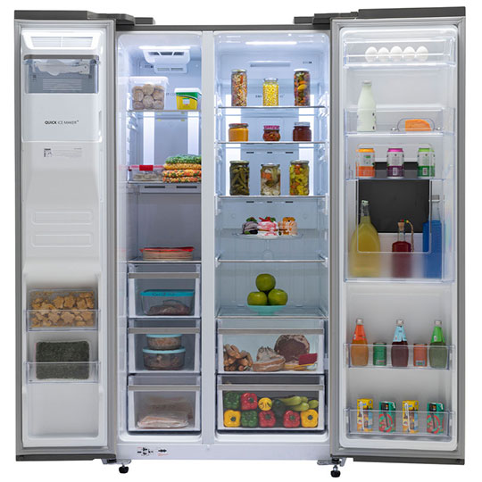 یخچال و فریزر ساید بای ساید نوژا اسنوا مدل S1DI-L310-S