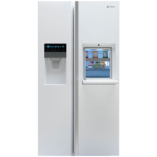 یخچال و فریزر ساید بای ساید آدینا اسنوا مدل S2Di-S110-W