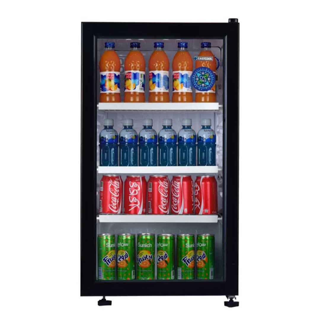 یخچال شوکیس 5 فوت ایستکول مدل TM-9580CS مشکی