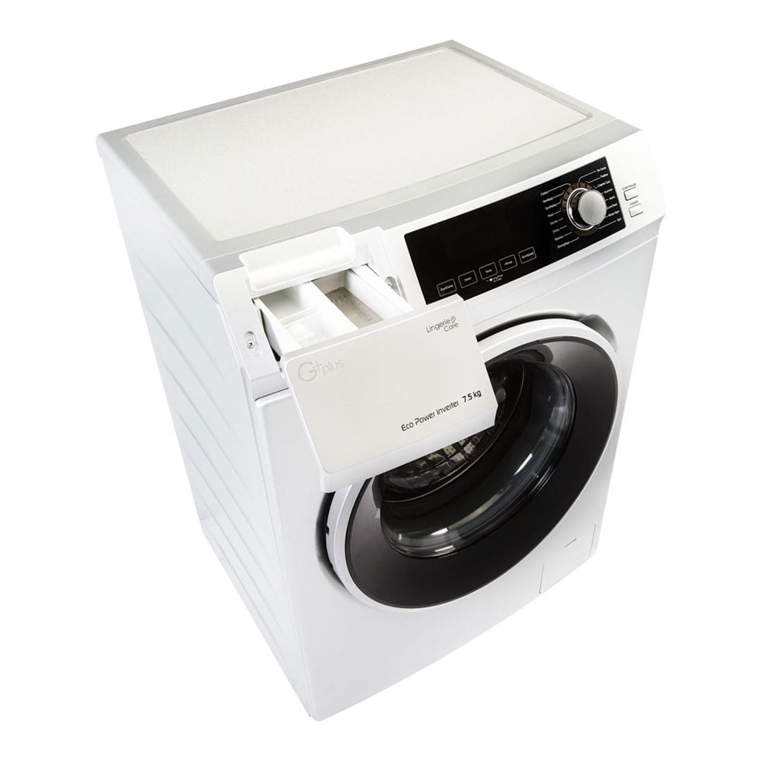ماشین لباسشویی 7.5 کیلویی جی‌ پلاس مدل GWM-K723W