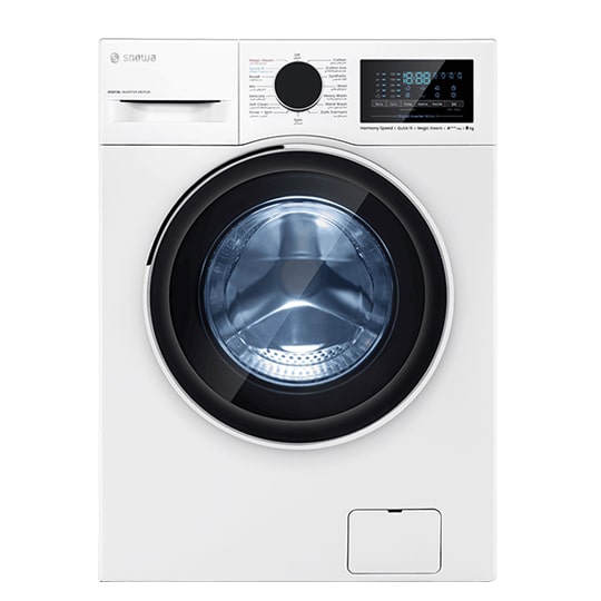 ماشین لباسشویی اسنوا 8 کیلویی هارمونی اسپید مدل SWM-B80W