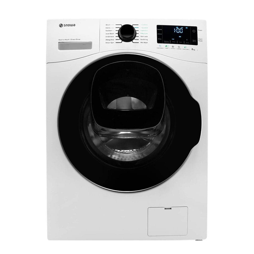 ماشین لباسشویی اسنوا 8 کیلویی واش این واش SWM-84606